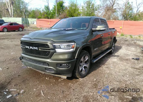 2021 Ram 1500 Laramie 4X4 5'7 Box из США, поврежденный, VIN 1C6SRFJT5MN621485